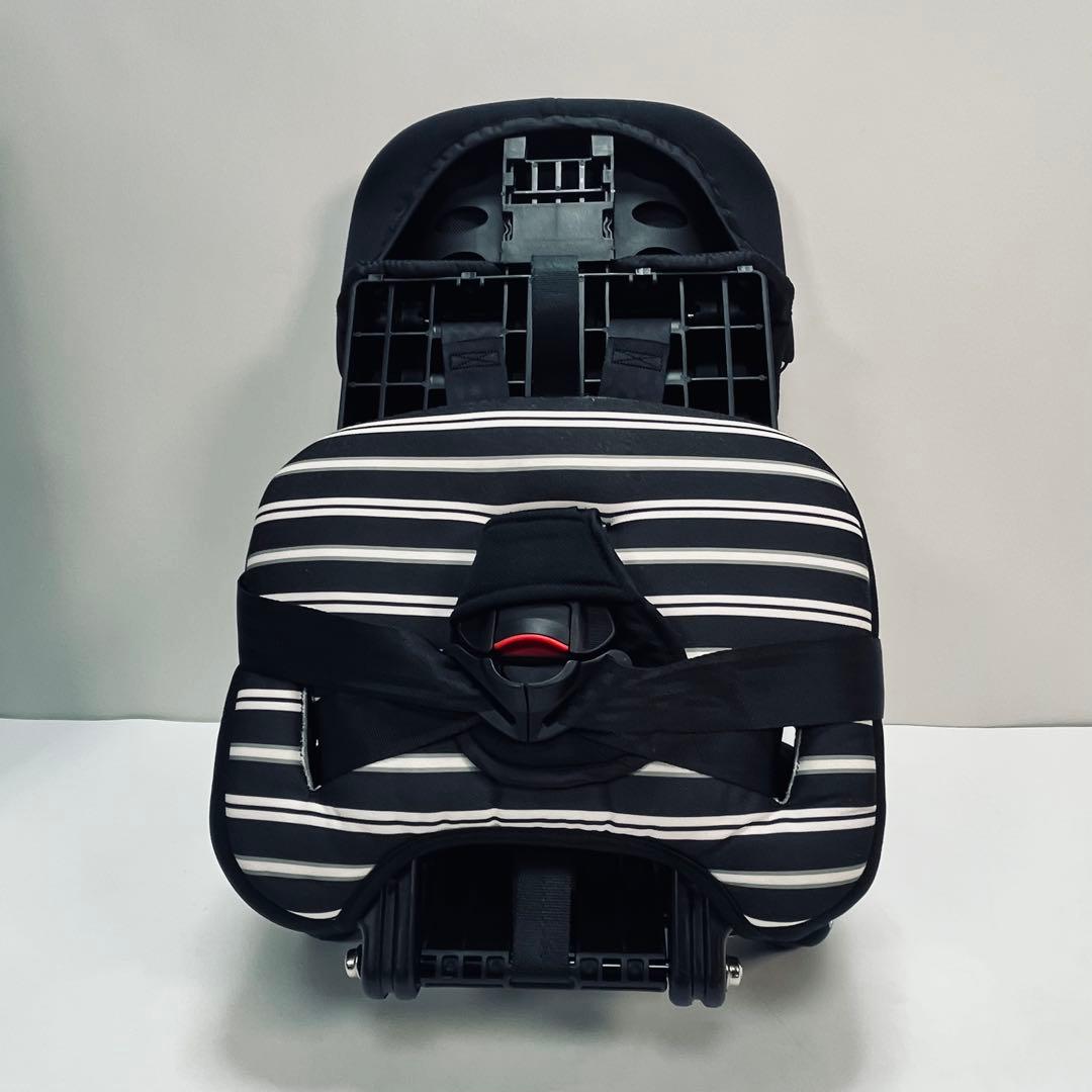 ☆人気☆日本育児 トラベルベスト ECプラス ブラックボーダー 元箱・取説付き