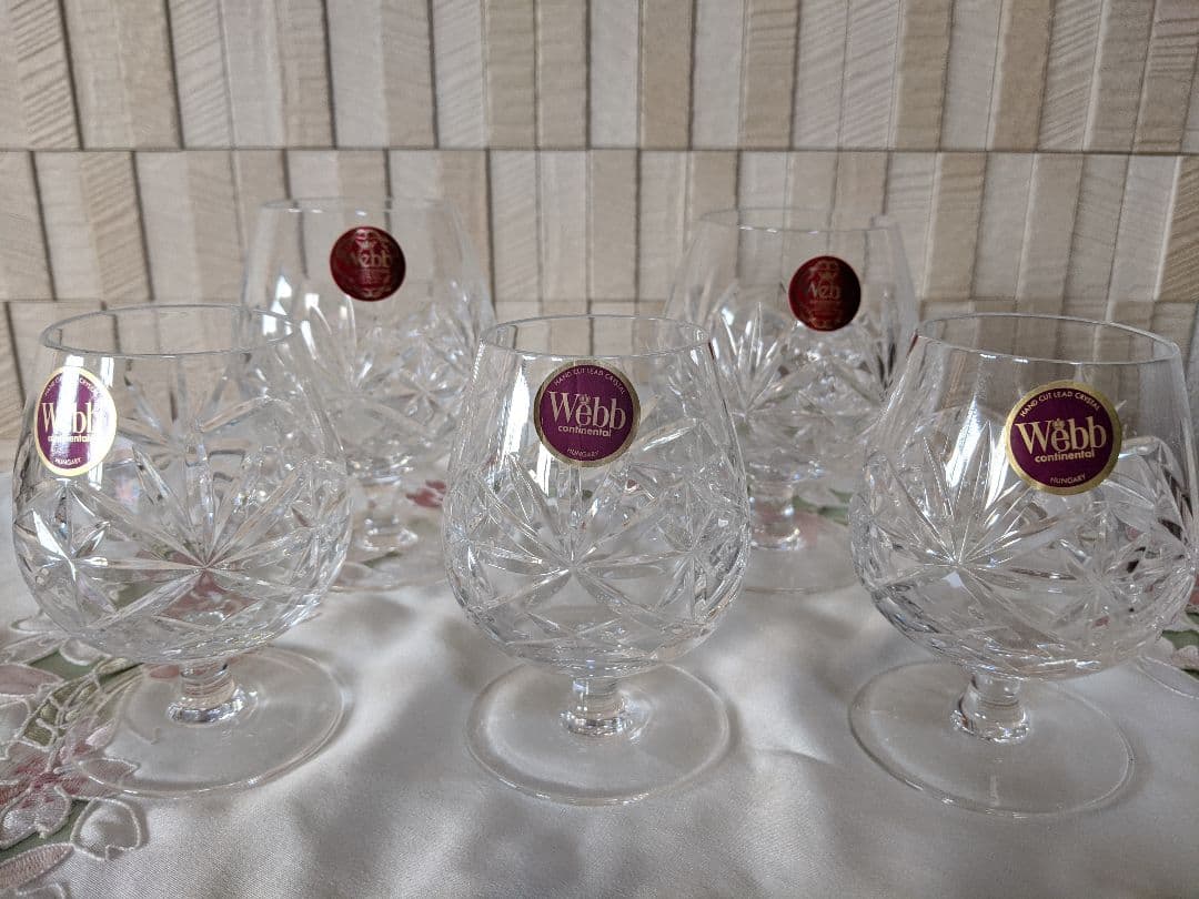 未使用　Webb ブランデーグラス　5客 ブランデーグラス 6個組 オーシャングラス オーシャン マディソン