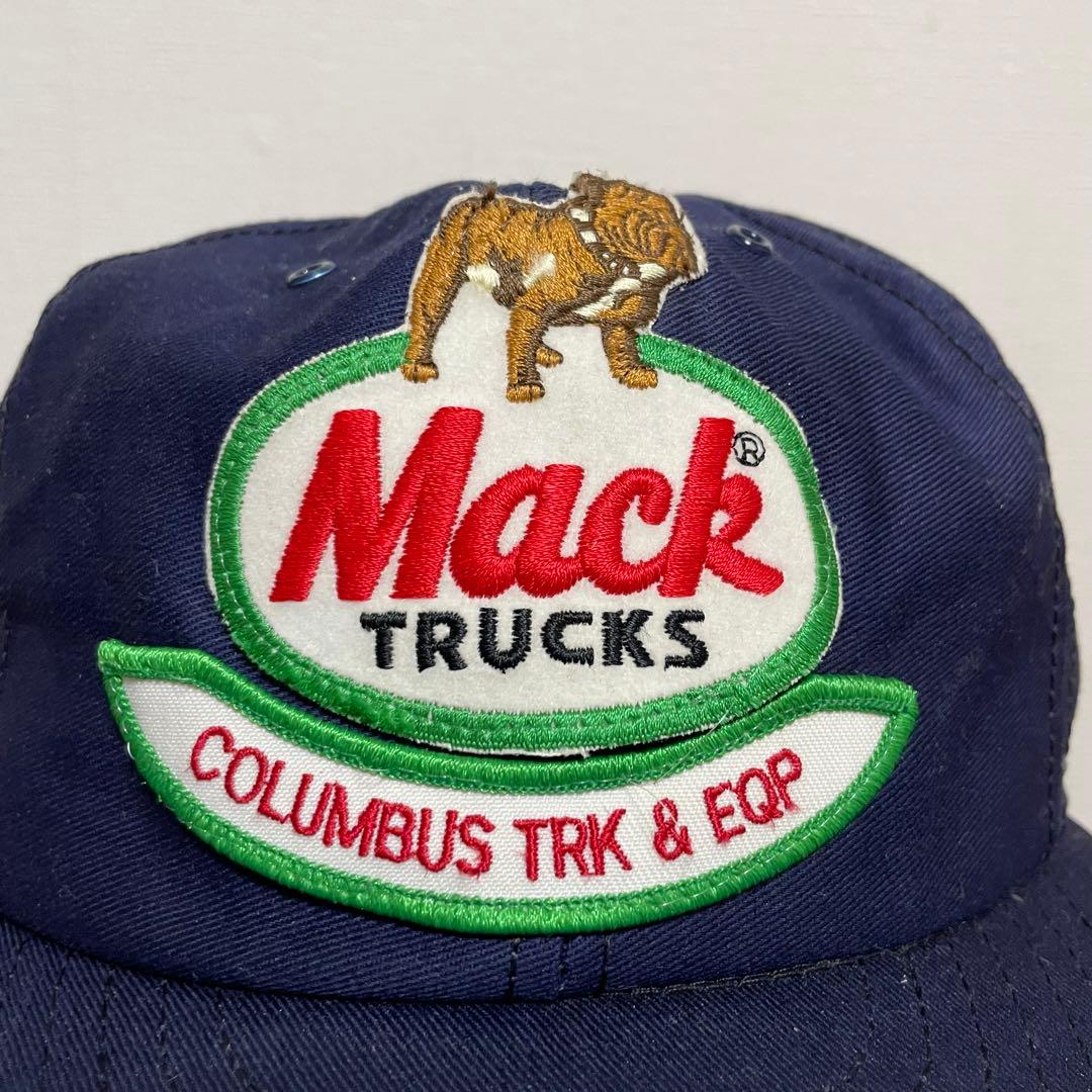 MACK TRUCKS マックトラック ビンテージ トラッカーキャップ ネイビー