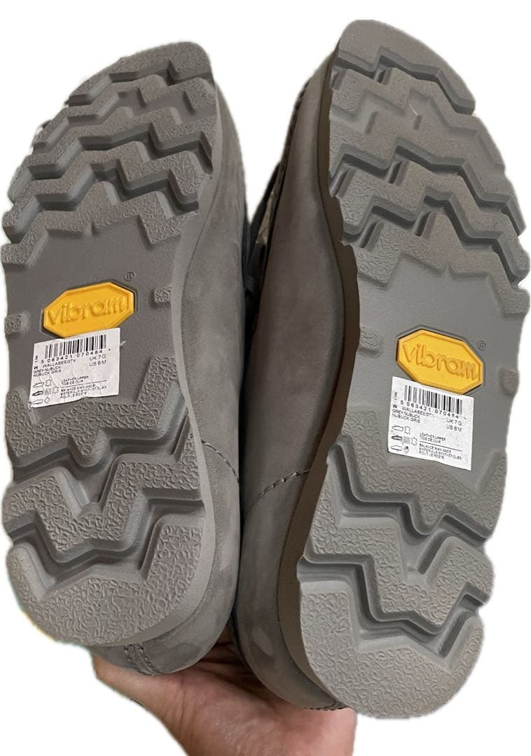 【美品】 clarks Wallabee GREY NUBUCK