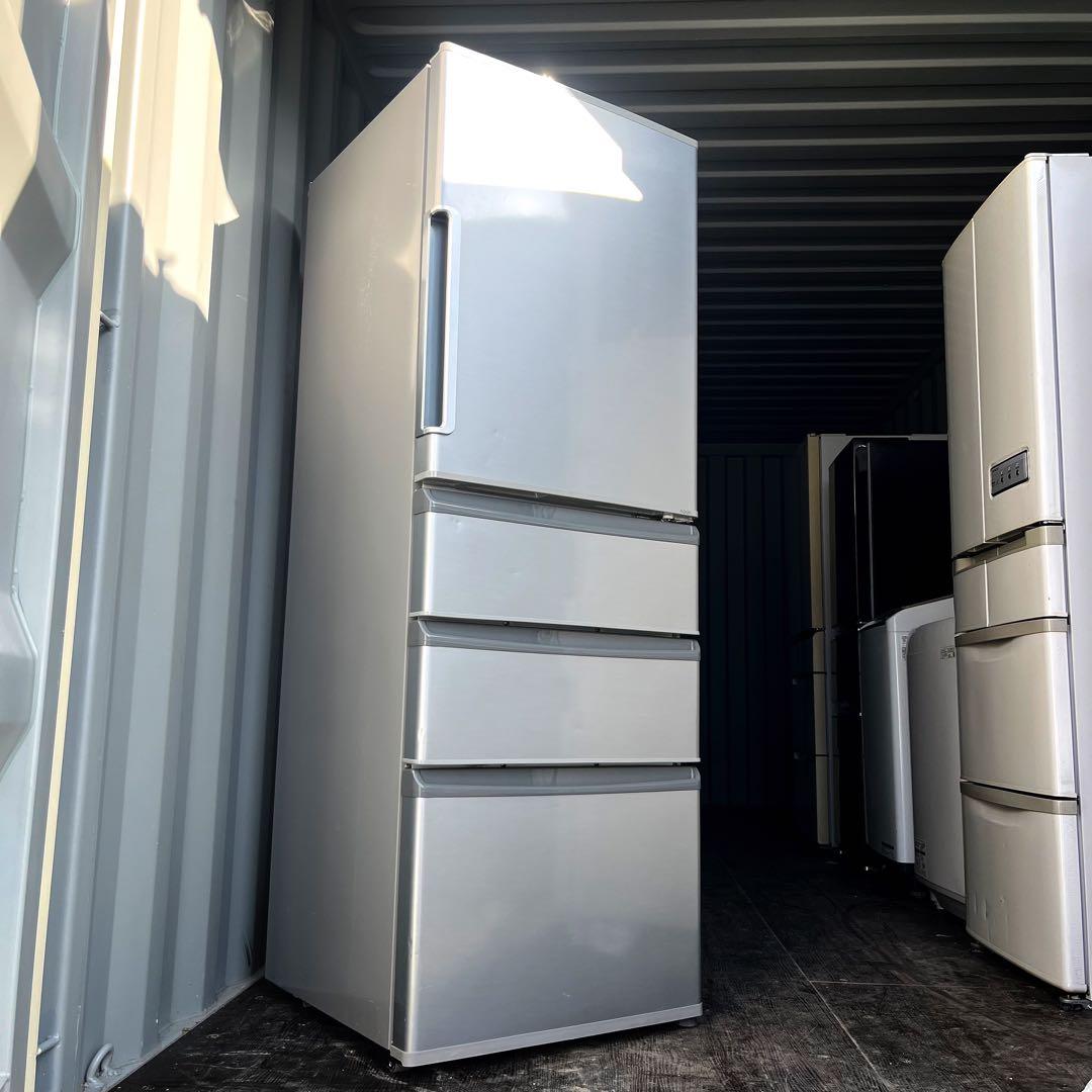 65取付無料！AQUAスタイリッシュミスティシルバー高性能4ドア冷蔵庫！洗濯機