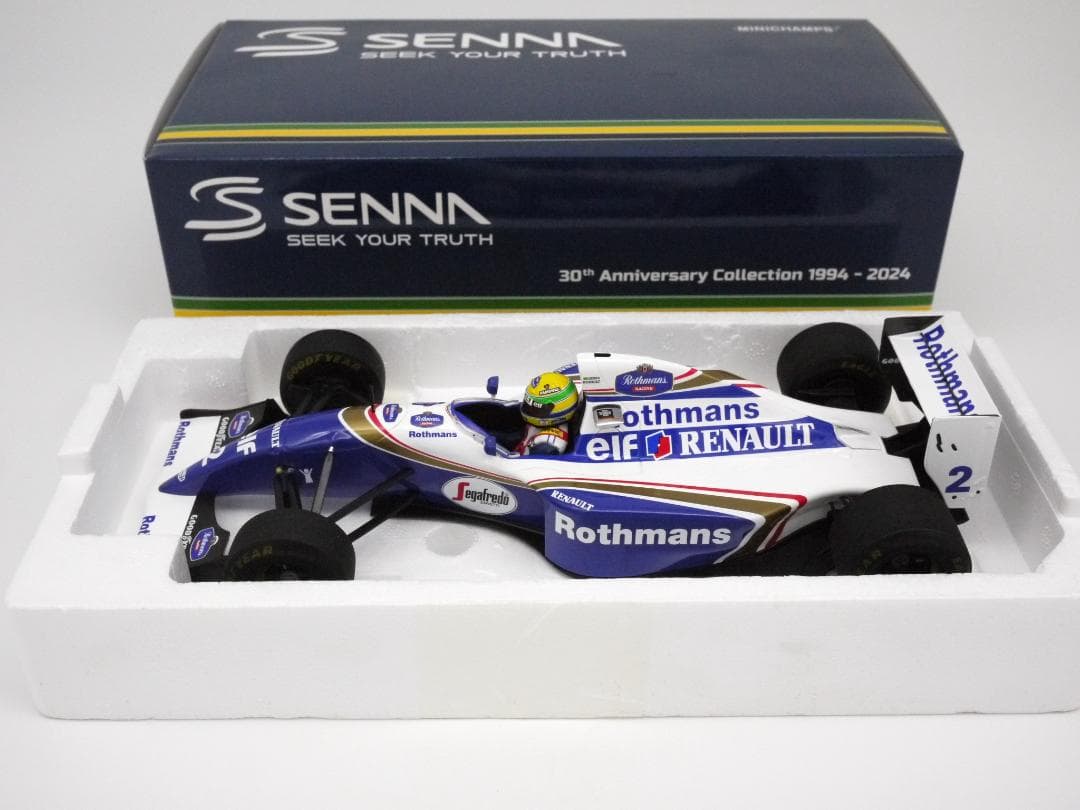 D1/18 ウィリアムズ FW16ラストレースロスマンズ A.セナ PMA