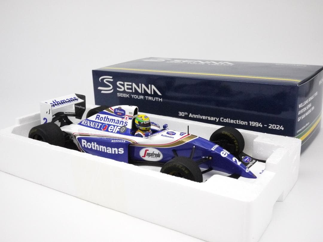 D1/18 ウィリアムズ FW16ラストレースロスマンズ A.セナ PMA