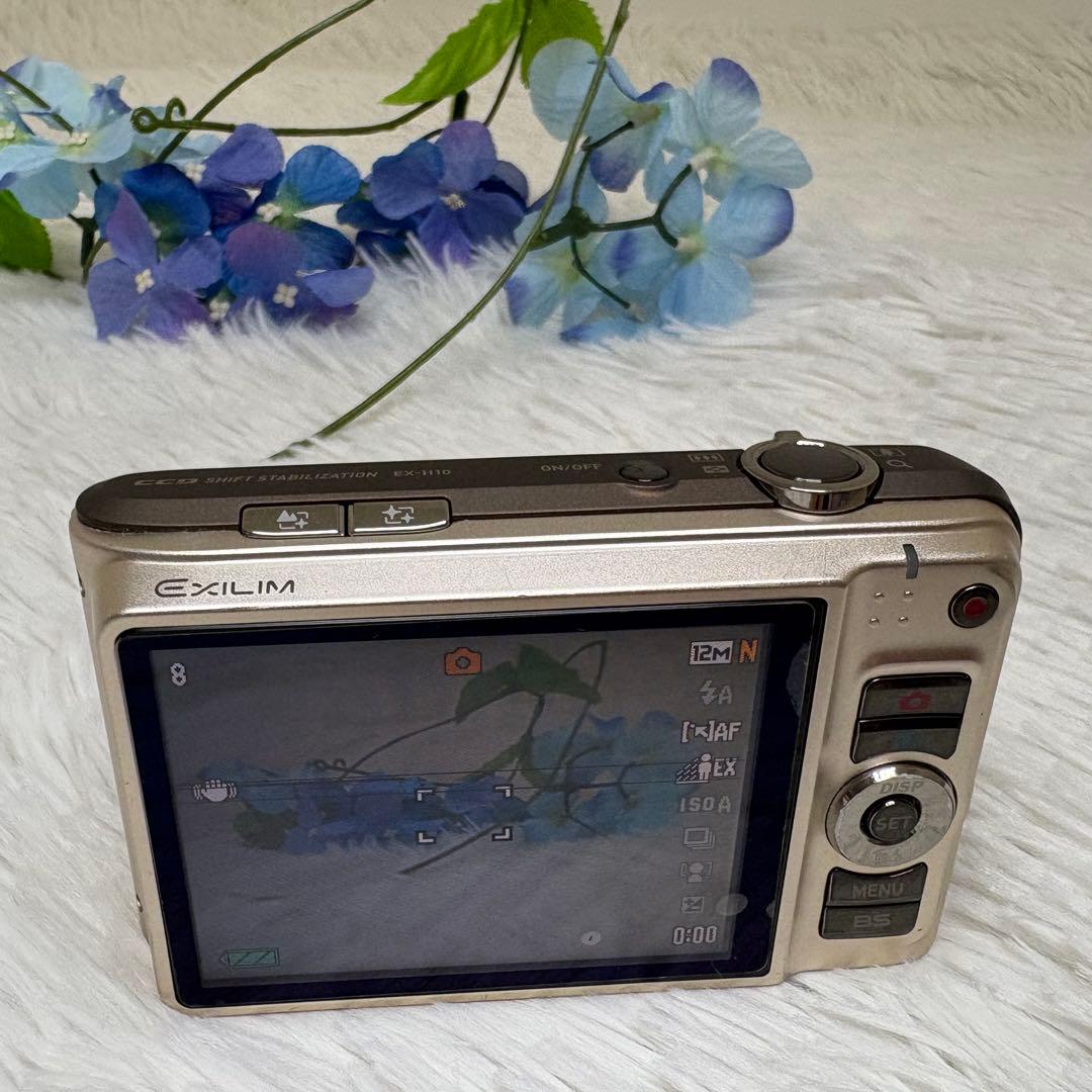 CASIO カメラ エクシリム EX-H10 ゴールド コンデジ 動作品 カシオ