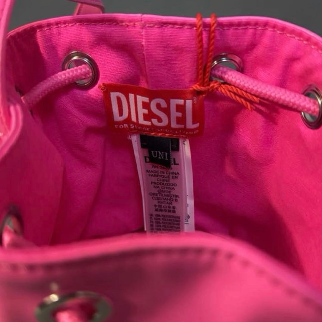 【新品未使用】 DIESEL ミニショルダーバッグ ピンク タグ付き