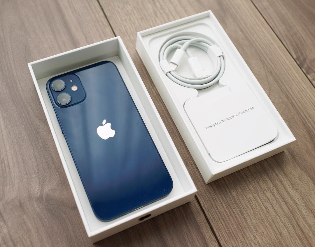 iPhone 12 mini ショップ ブルー 128 GB SIMフリー