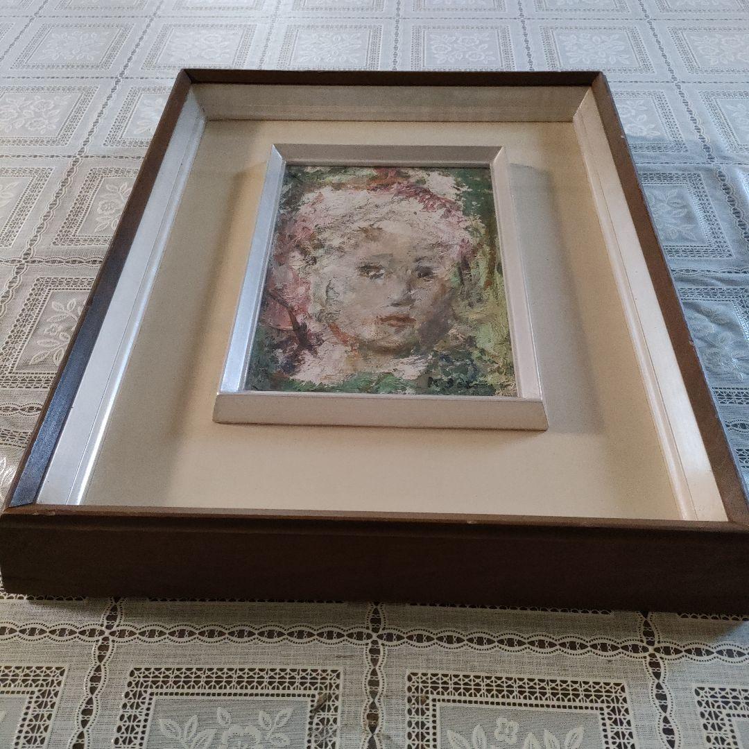 佐藤吉五郎　油彩画『少女』