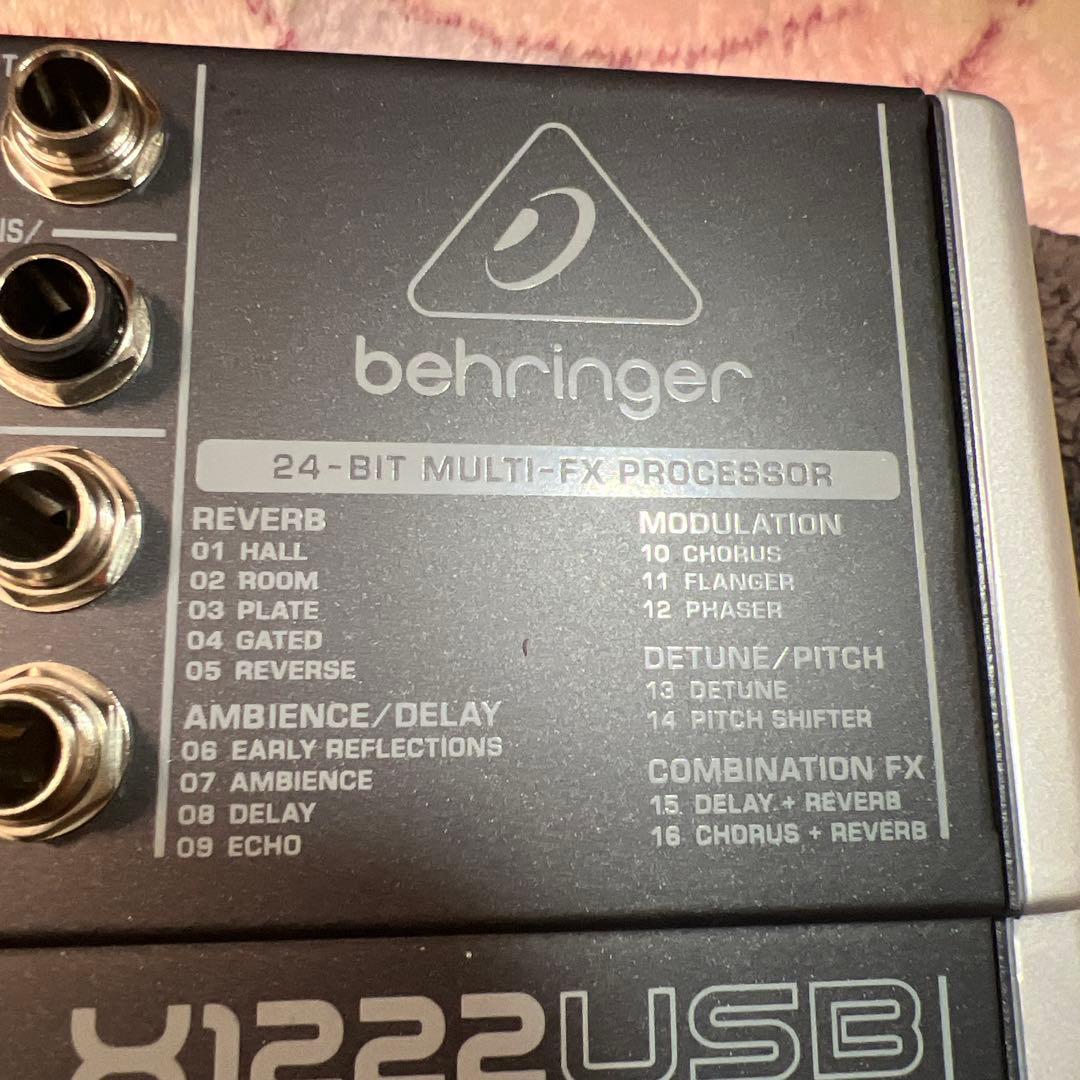 Behringer XENYX X1222USB アナログミキサー