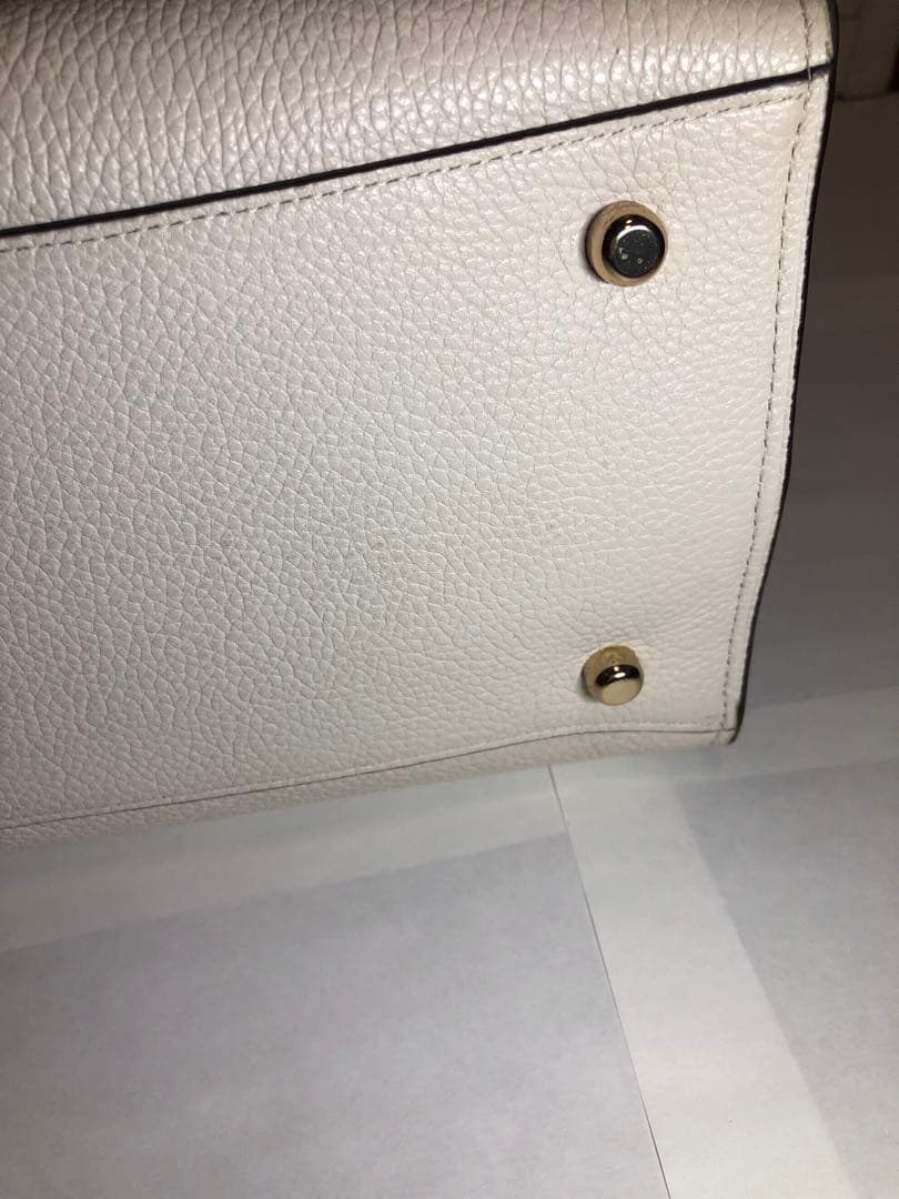 COACH カラーブロック チャニング ベージュショルダーバッグ 2way