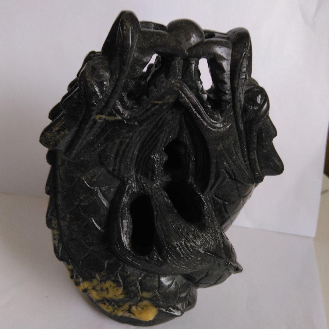 石製アンティーク香炉 香炉 中国美術 三足香炉 緑石 軟玉 置物 台座付