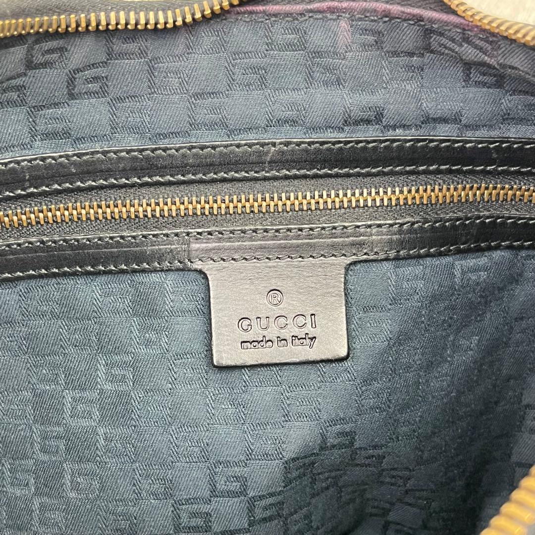 GUCCI グッチ ハンドバッグ ワンショルダーバッグ レザー 三日月 型