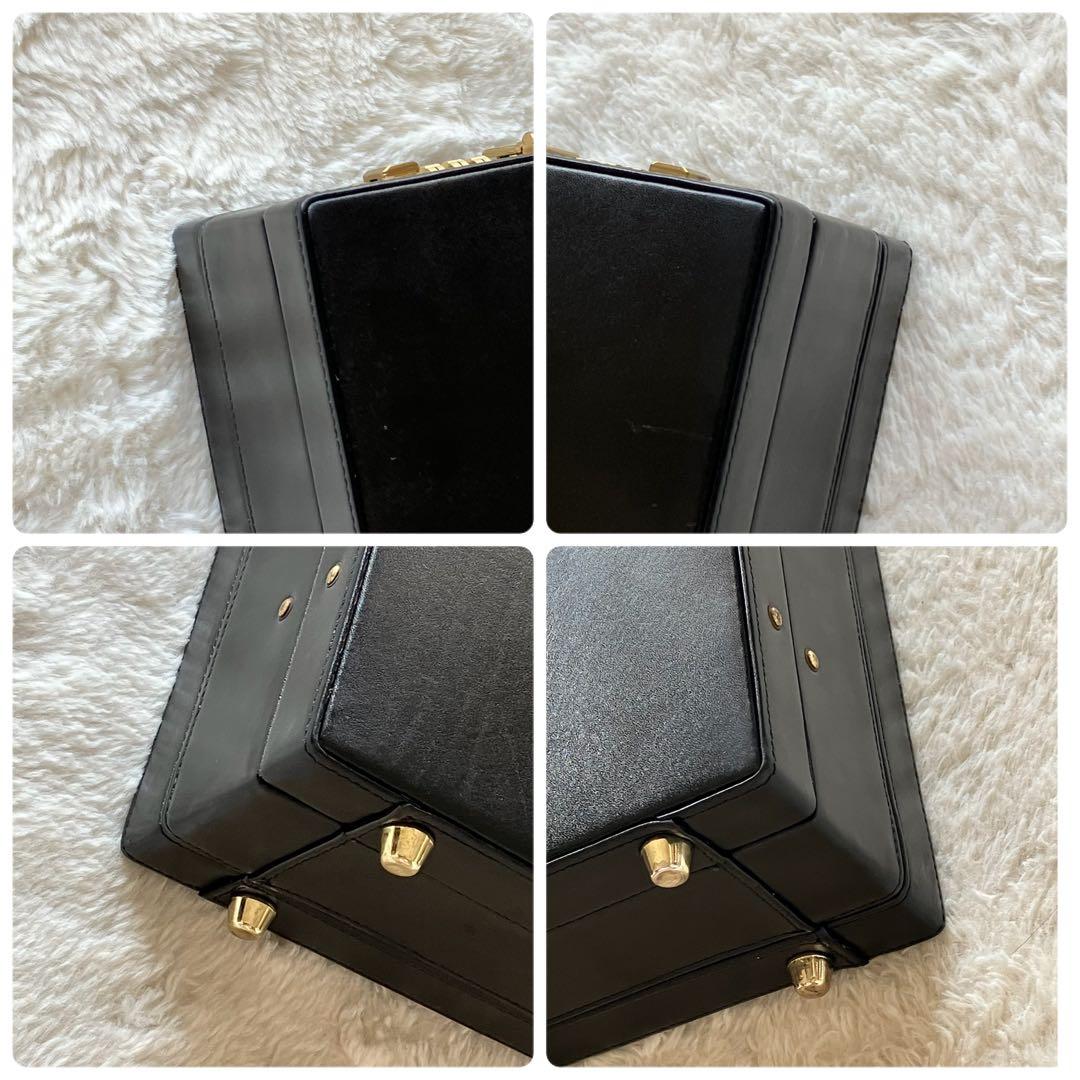 極上品 CAGIVA ITALY 本革 レザー アタッシュケース ブラック