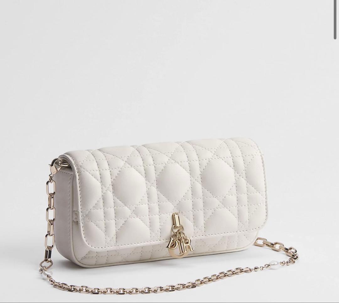 MyDior DiorTalk フォンバッグ ホワイト