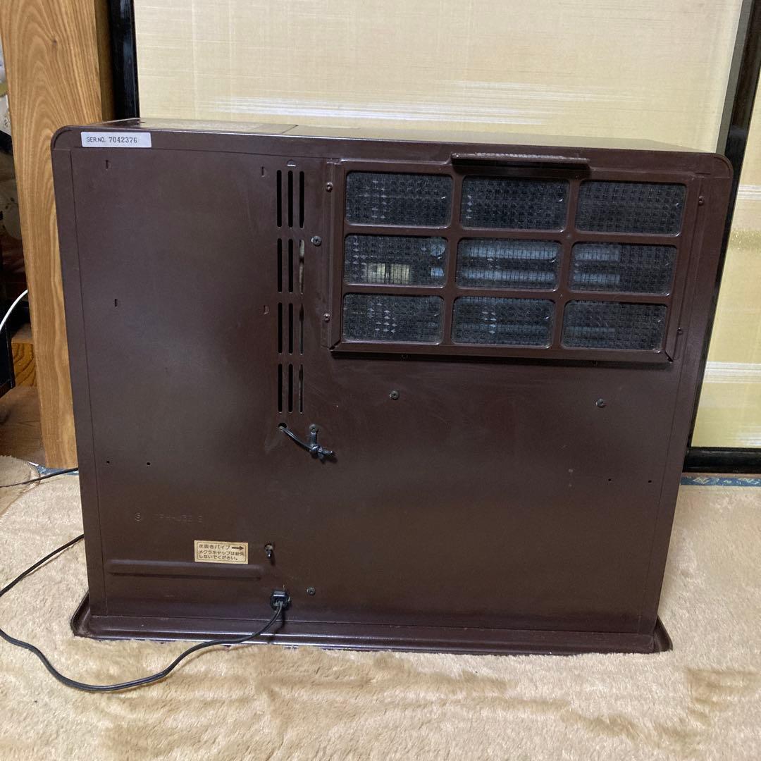 昭和レトロ SANYO 石油ファンヒーター 完動品 木目インテリア - メルカリ