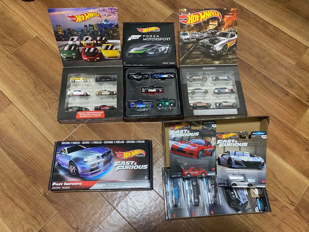 ホットウィール　5個パック　ワイルドスピード