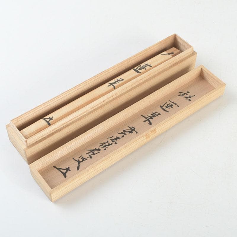 茶道具 影林宗篤 茶杓 銘蓬莱 前大徳 福本積應書付 共筒共箱 V 9575