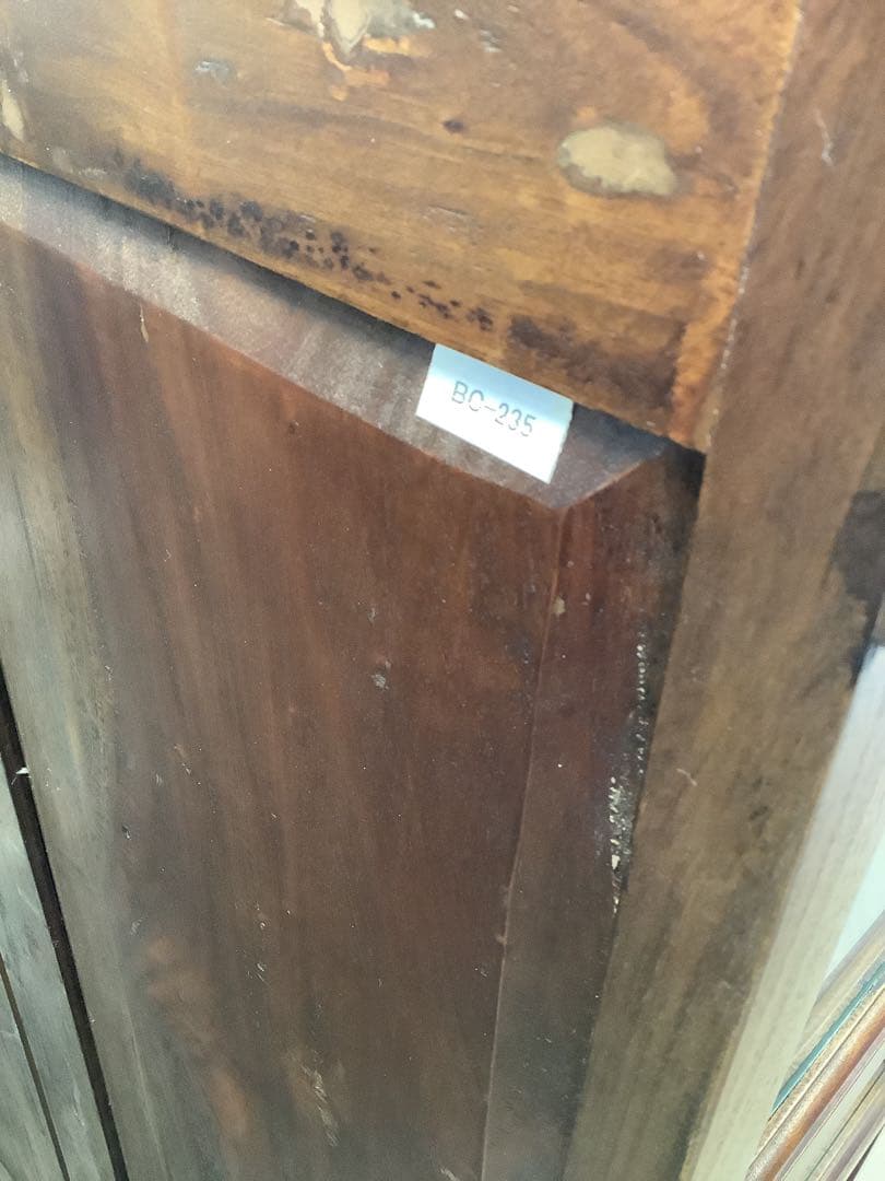 ビーカンパニー 家具 無垢材 アンティークダークブラウン キャビネット