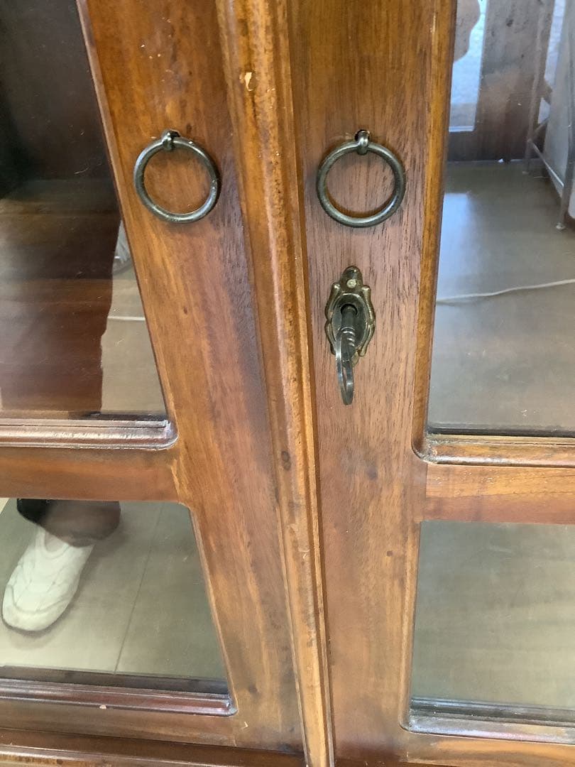 ビーカンパニー 家具 無垢材 アンティークダークブラウン キャビネット