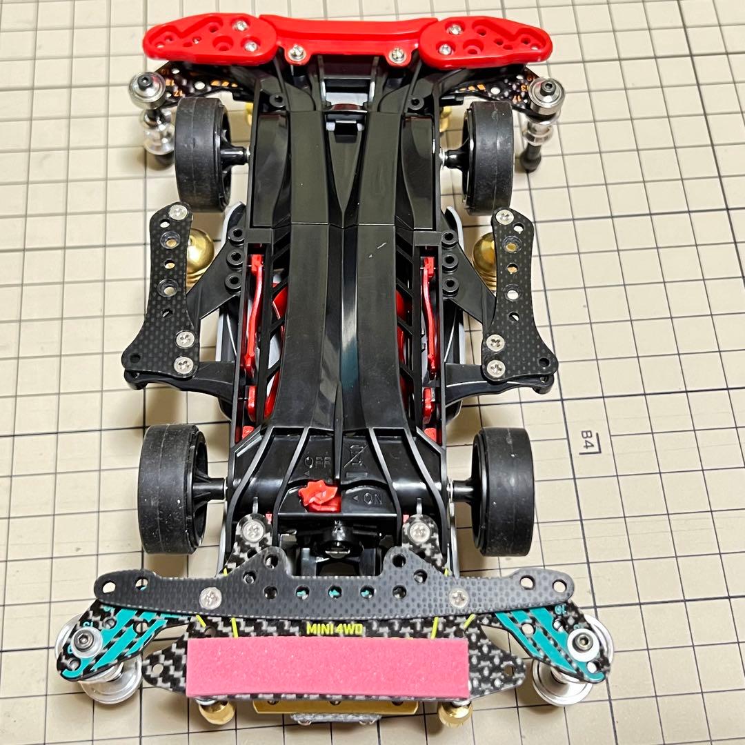 ミニ四駆 完成品 【B-MAX対応 FM-Aシャーシ】デュアルリッジjr - メルカリ