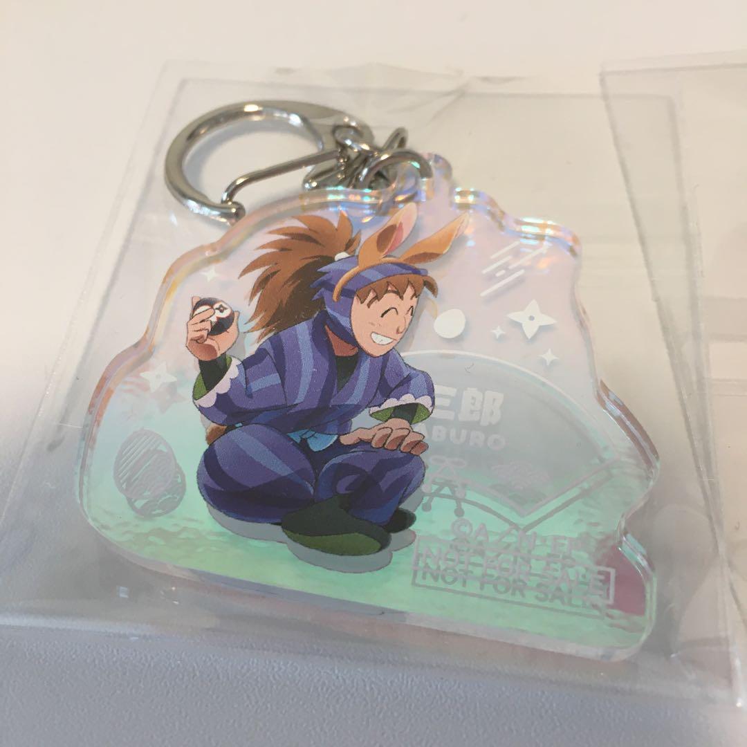 忍たま乱太郎 雷蔵 三郎 ナンジャ オーロラキーホルダー