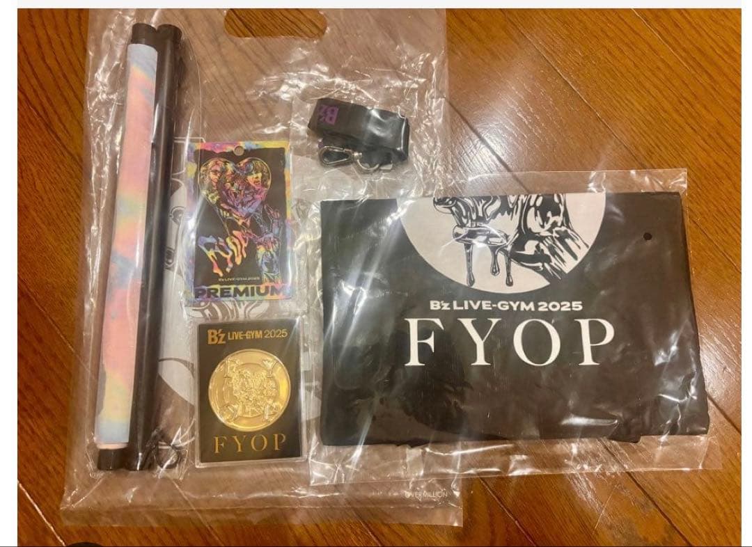 B´z LIVE2025 FYOP プレミアム席専用オリジナルグッズ＋銀テープ