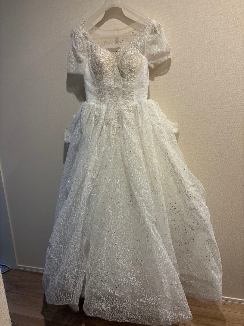 냥様用✴︎韓国風✴︎ウェディングドレス✴︎ビジュー