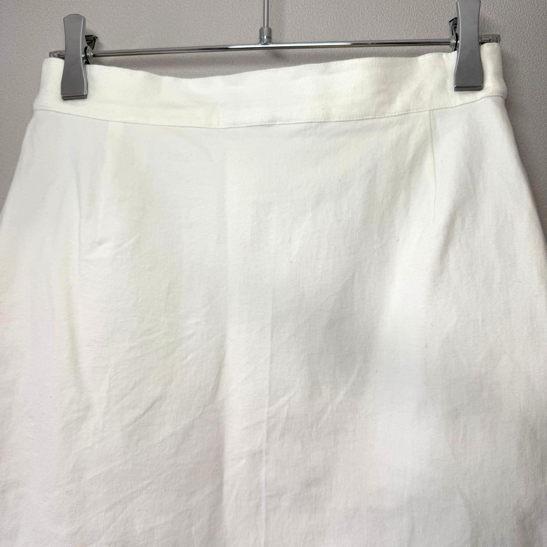 ✨イタリア製✨ マックスマーラ 42 スカート 春夏 ストレッチ 上品 清楚 白