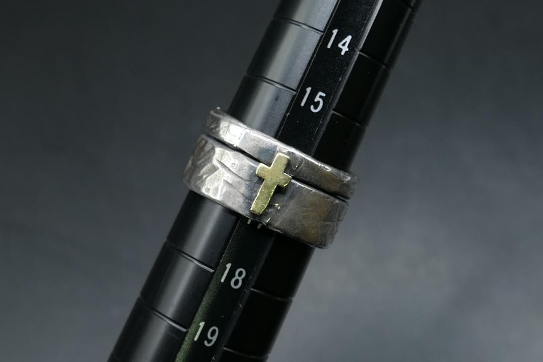 美品　16号　amp japan　アンプジャパン　クロス　リング　指輪