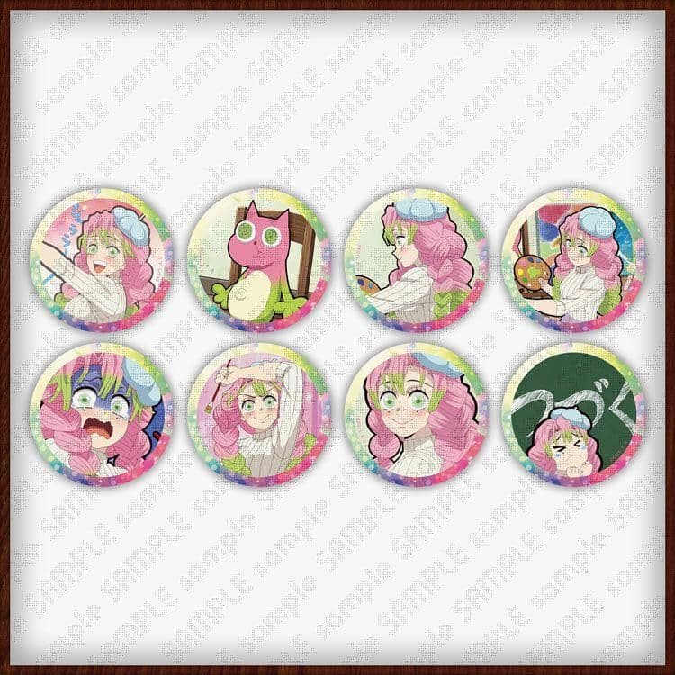 鬼滅の刃 ufotable キメツ学園 缶バッジ 甘露寺蜜璃鬼滅の