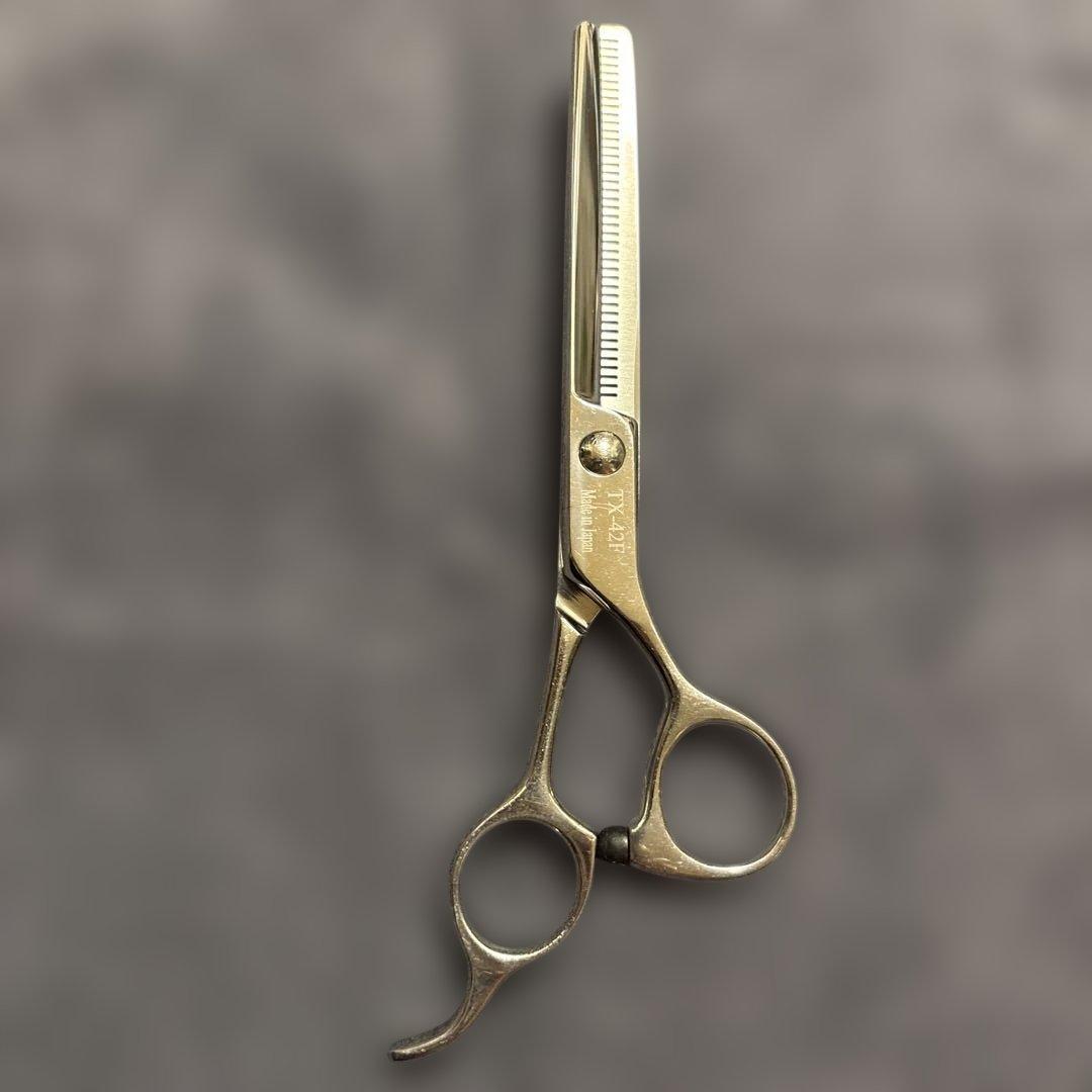 東京理器 胡蝶 TX42F すき鋏 セニングシザ トリミング ハサミ 42目