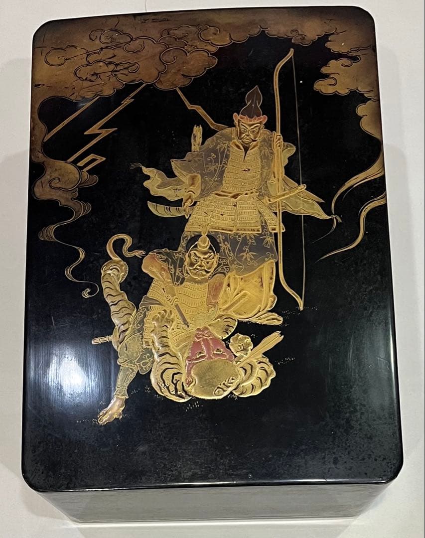 \"希少\" 塗物　蒔絵　お経　本　箱