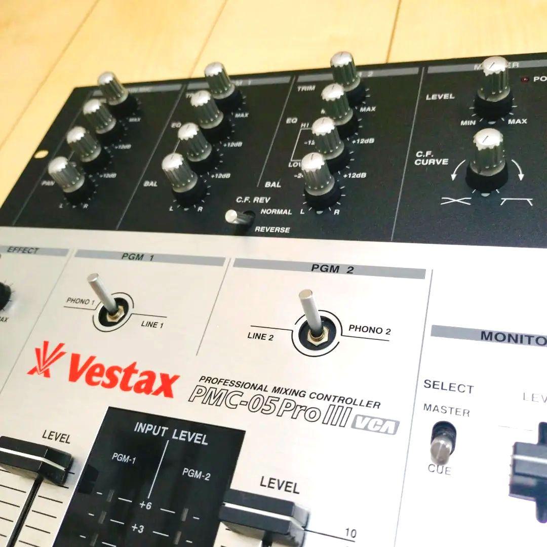 美品 Vestax PMC-05 Pro Ⅲ VCA ミキサー フェーダーメンテ