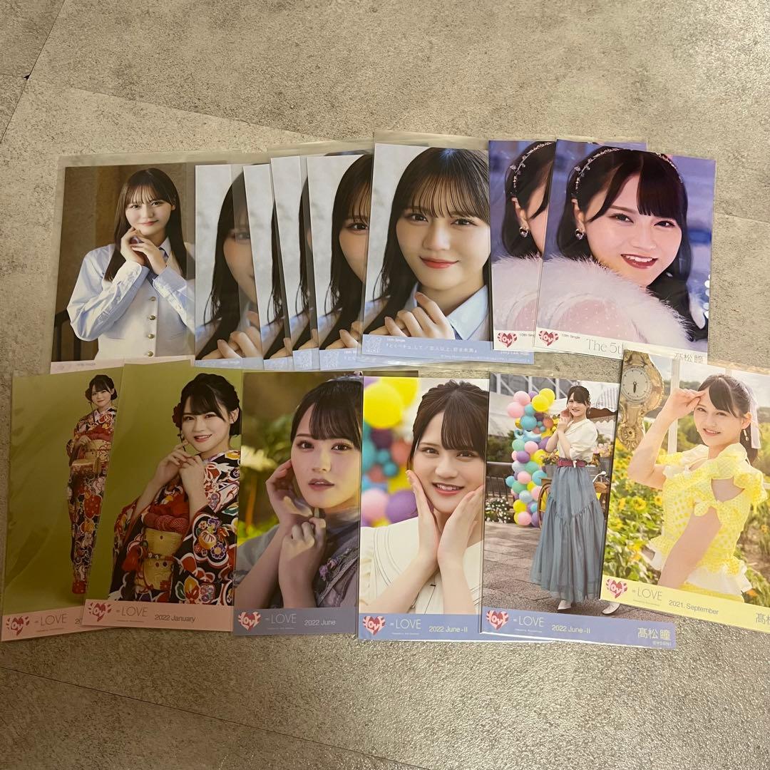 イコラブ 髙松瞳 生写真 まとめ売り - メルカリ