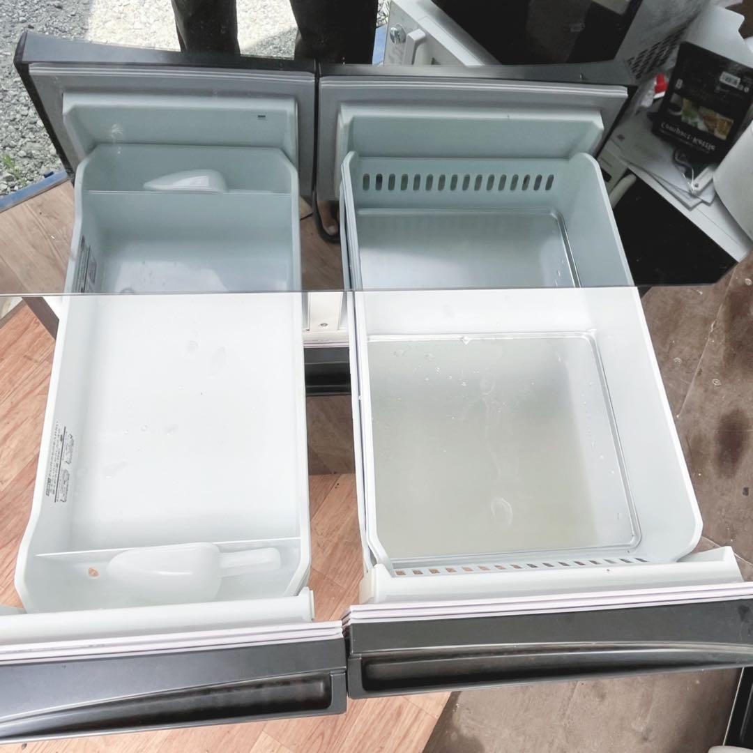 取付無料！東芝ベジータ クリスタルミラーおしゃれインテリア6ドア冷蔵庫！洗濯機