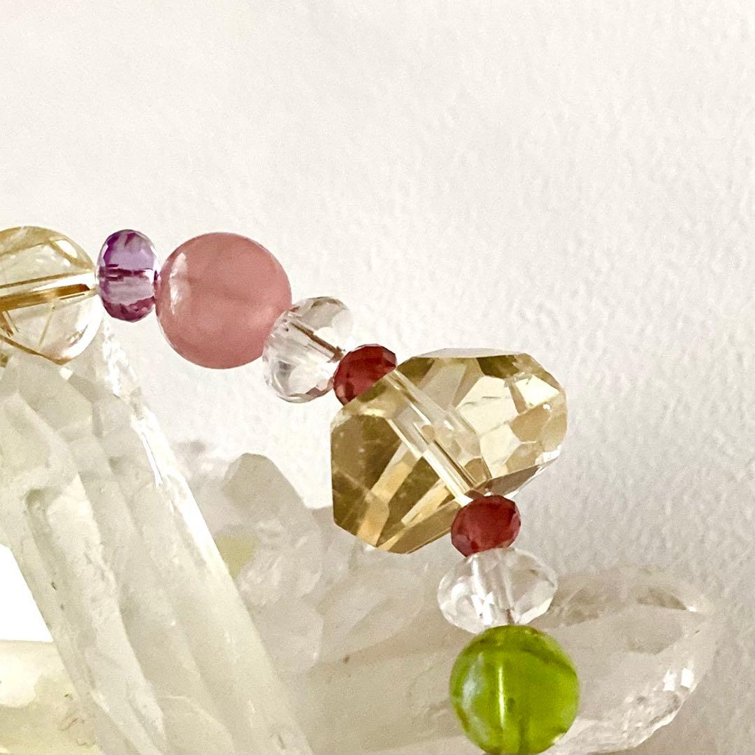 さたぱんびん★ブレスレット ストロベリークォーツ ♪ 366