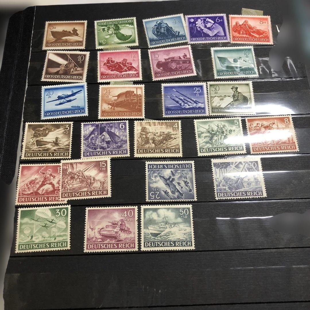 12562 ドイツ第三帝国切手大量、切手が剥がれないため安く出品します