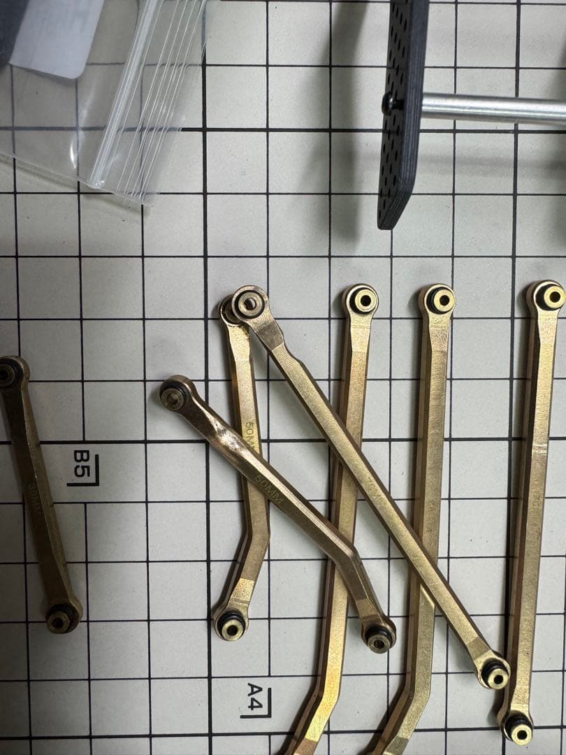 rc クローラー　scx24 LCG カーボンフレームパーツ