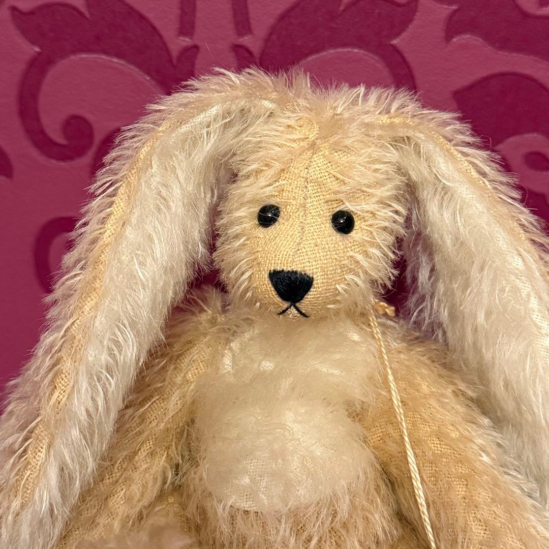 イギリス作家　Ruth Dickinson モヘア　ウサギ さん　25cm