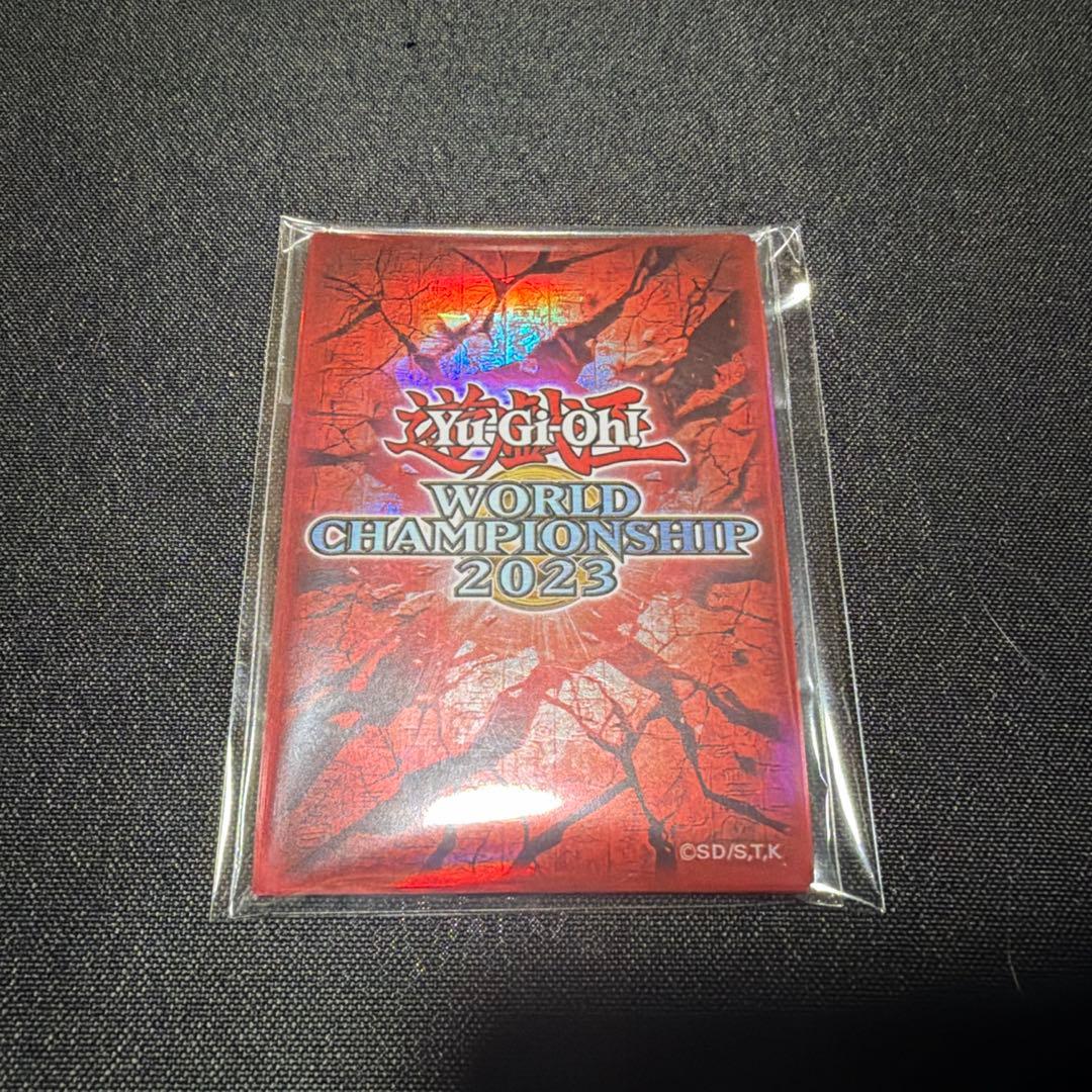 遊戯王WCS2024 スリーブ 赤 世界大会 100枚 未開封 遊戯王 WCS2024