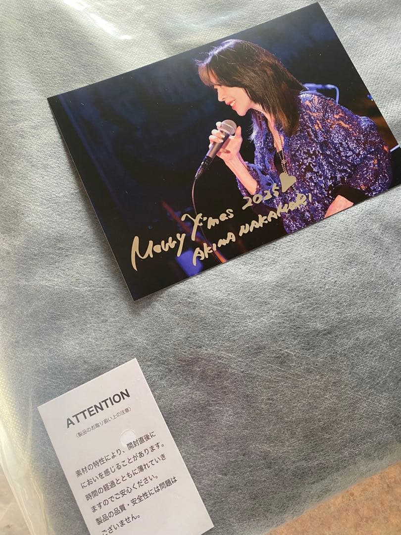 中森明菜　ディナーショー　2025 メニュー表　ポストカード、トートバッグ