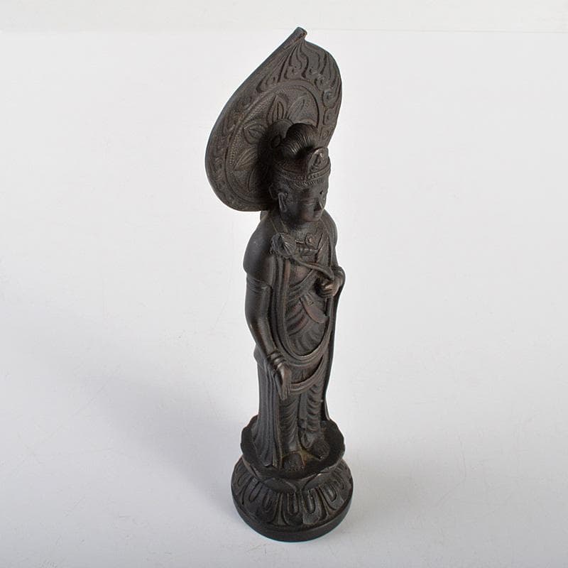 仏教美術　古銅青銅　聖観音菩薩像　仏像　C　6242