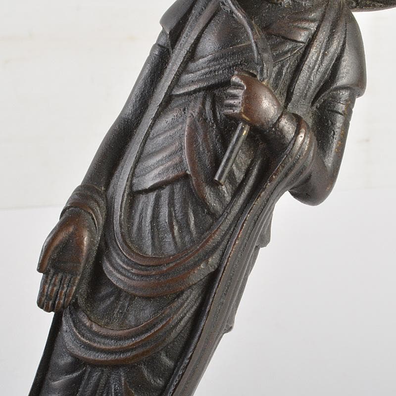 仏教美術　古銅青銅　聖観音菩薩像　仏像　C　6242