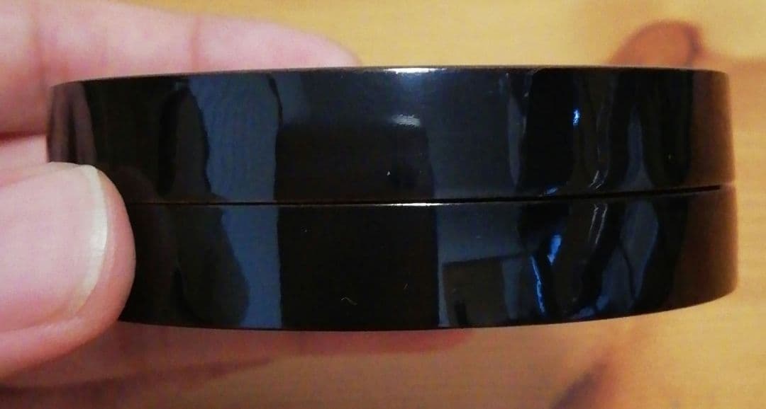 庄次作　真塗　鶴　蒔絵　香合　共箱　茶道具