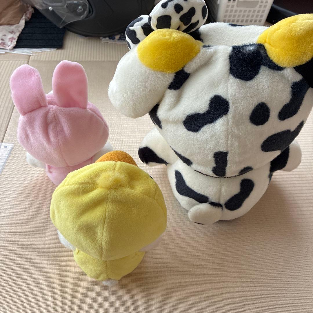 ハローキティ　BIG 30㎝　牧場限定　牛キティ　ぬいぐるみ　2000年