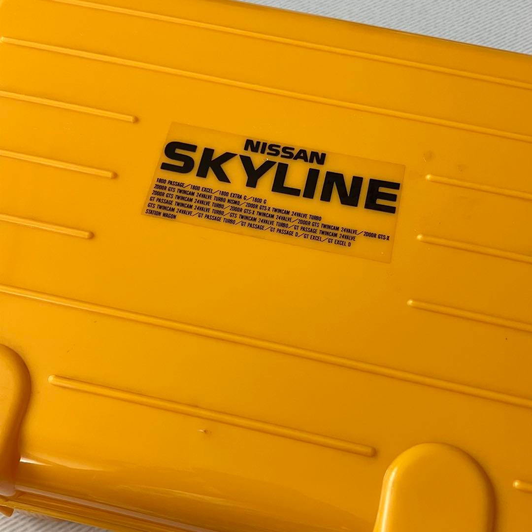 当時物】 日産 スカイライン ノベルティ プラ製 ケース 小物入れ