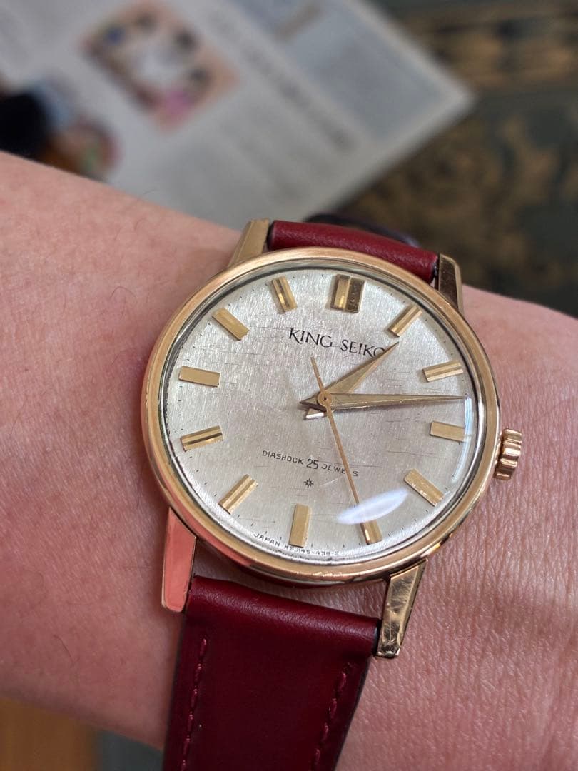 キングセイコーファースト　手巻き25石　SD ダイヤル