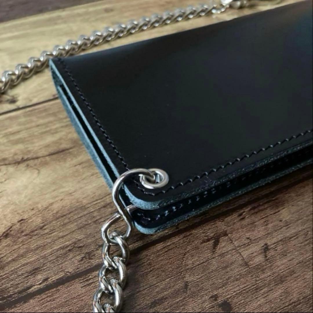 【ガボール】イタリアンレザー トラッカーウォレット6インチ（ミドル）