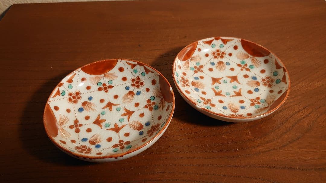 津島焼 赤楽茶碗 [雅風軒 伊藤才叟(1886-1977)] [服部擔風筆]