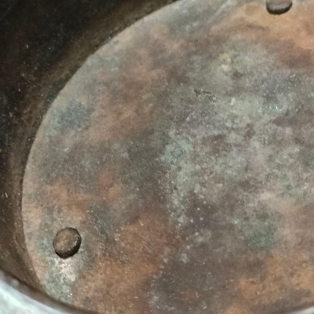 古銅 香炉 3足 中国古玩 明時代 清時代 骨董アンティーク 時代