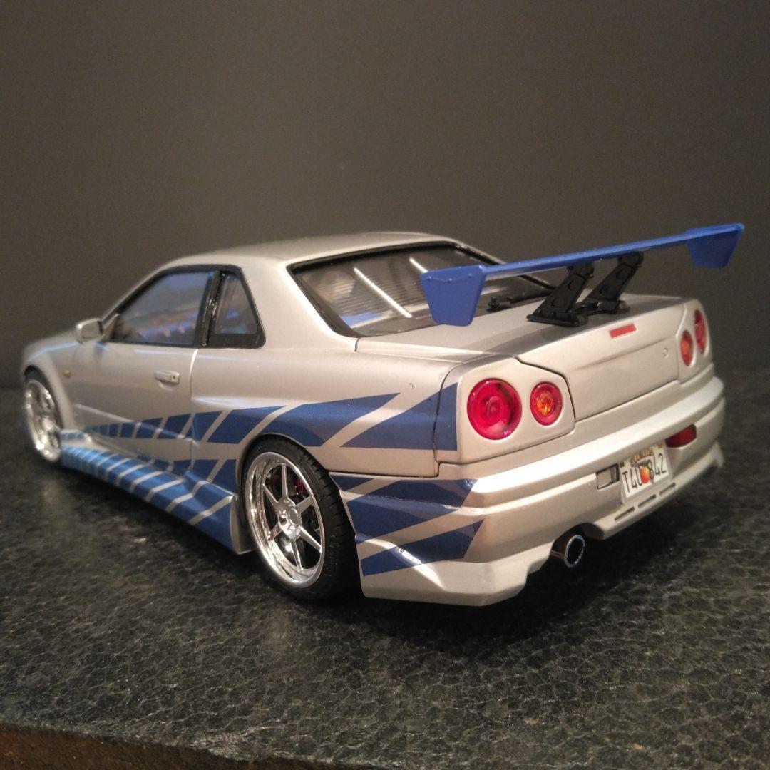R34 スカイライン GT-R ワイルドスピード 1/24 アオシマ